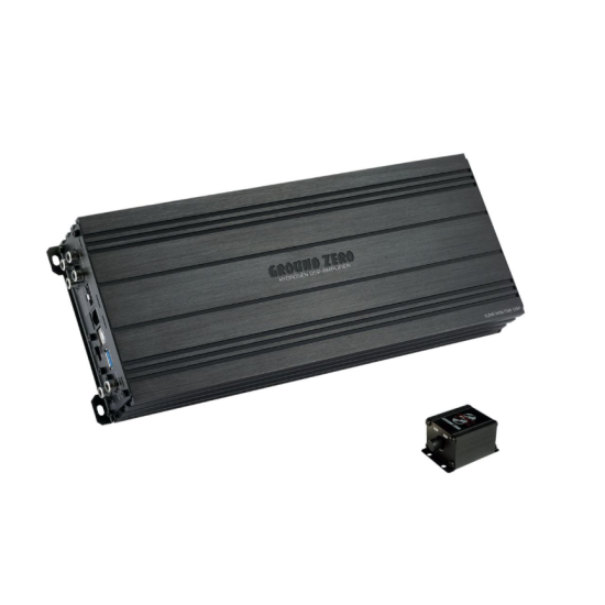 Ground Zero GZHA MINI FIVE-DSP Wzmacniacz samochodowy 5-kanałowy klasy D - moc RMS: 4 x 75 - 125 W, 1 X 190 - 500 W RMS przy 1 Ohm